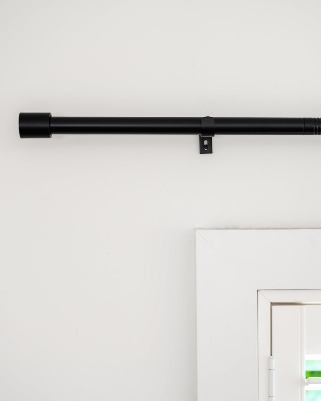 Rockford Rod in black with elegant end finial — a designer finish and custom look for less.