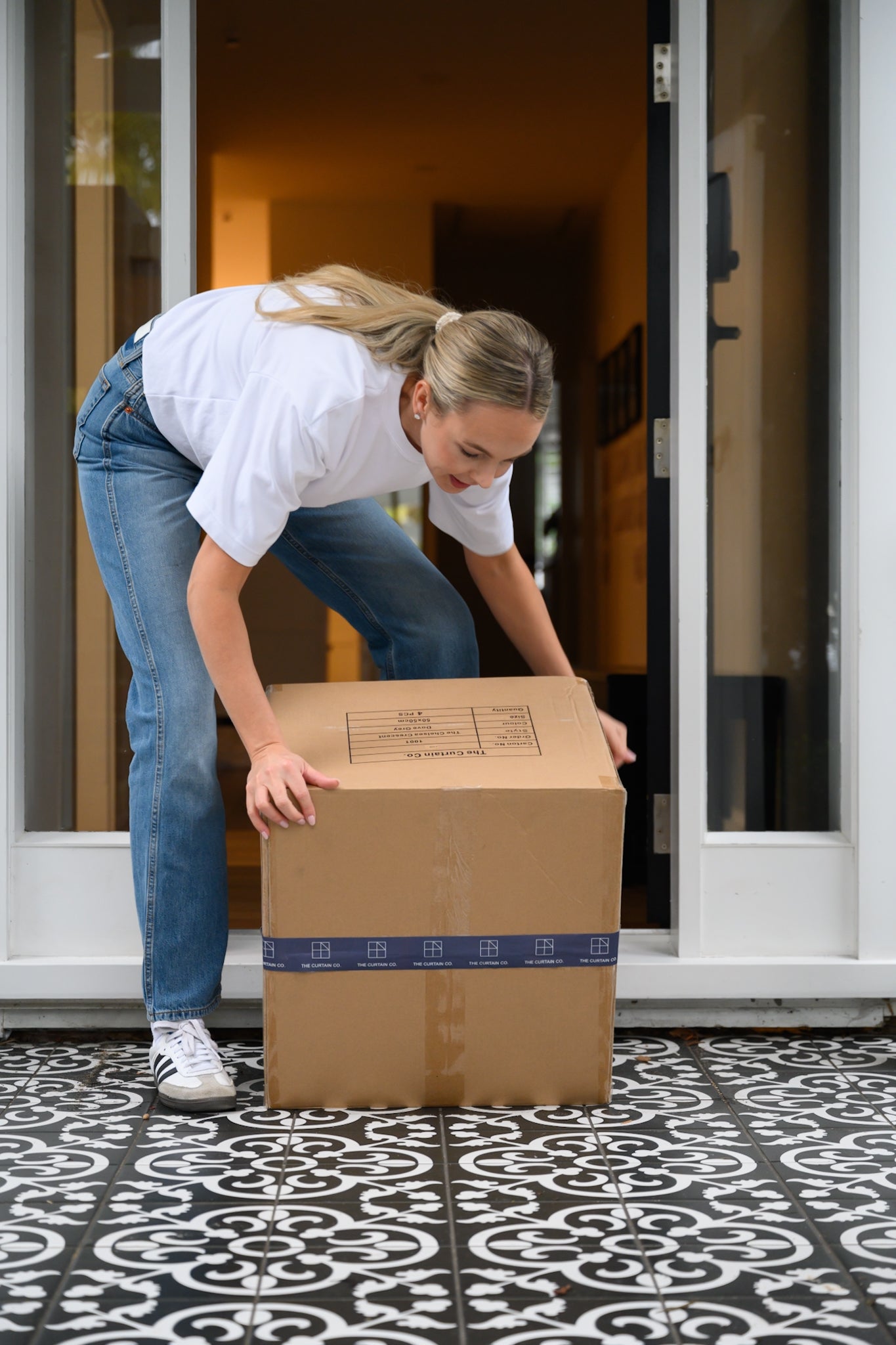 Curtain Co package delivered straight to your door — fast, easy, and ready to transform your space.
