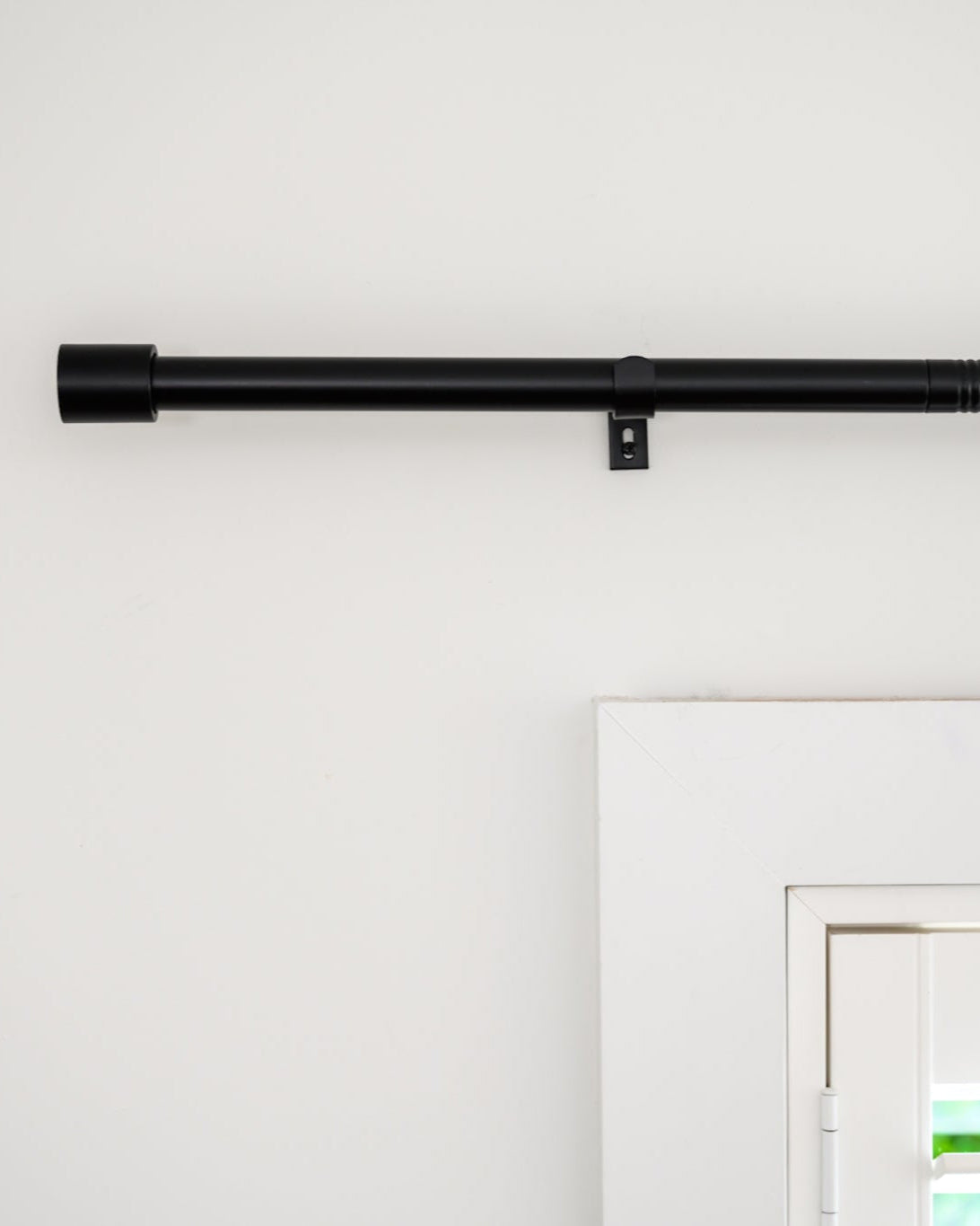 Rockford Rod in black with elegant end finial — a designer finish and custom look for less.