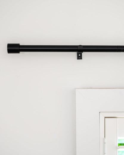Rockford Rod in black with elegant end finial — a designer finish and custom look for less.